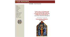 Desktop Screenshot of ourredeemer.net